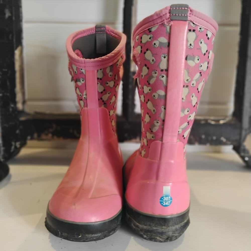 Bogs Pink Kids Rain & Snow Boots